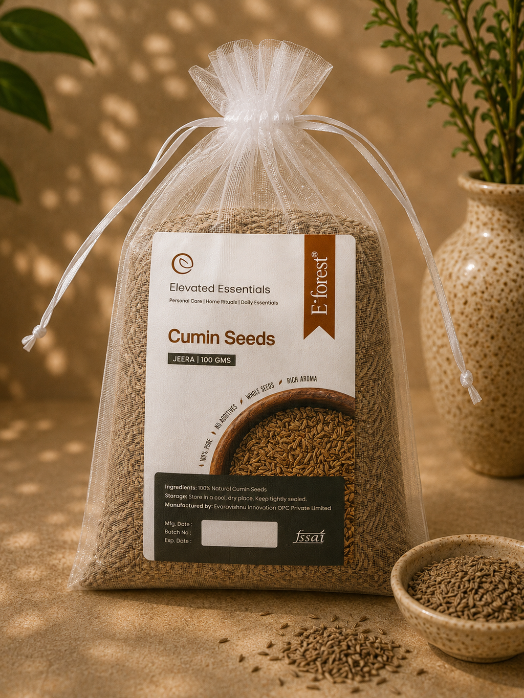 E'forest Premium Cumin Seeds (Jeera)