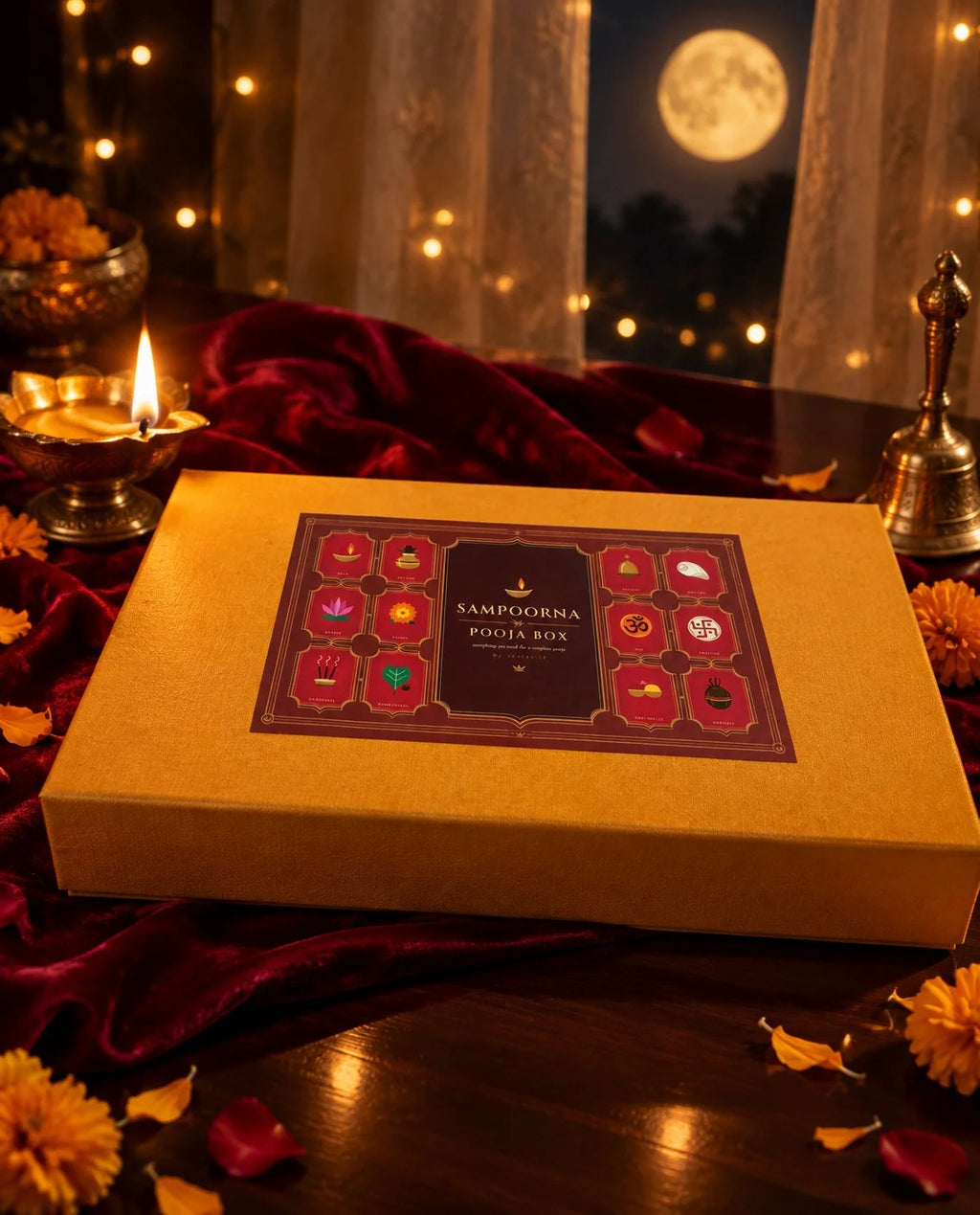 Sampoorna Pooja Box lid