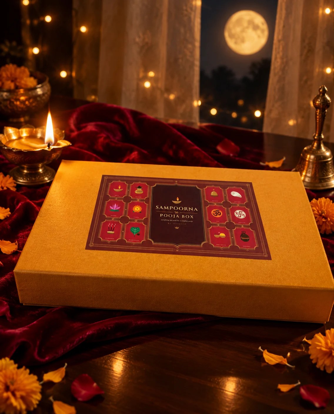 Sampoorna Pooja Box lid